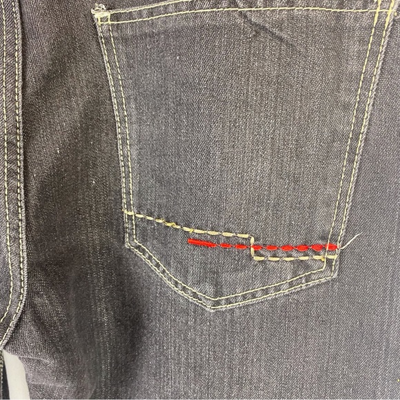 Vintage Coogi Embroidered Blue Denim Loose Fit Baggy Jeans - Picture 4 of 12